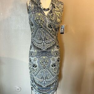 Macy”s  paisley print dress
